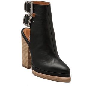 JEFFREY CAMPBELL black leather bootie